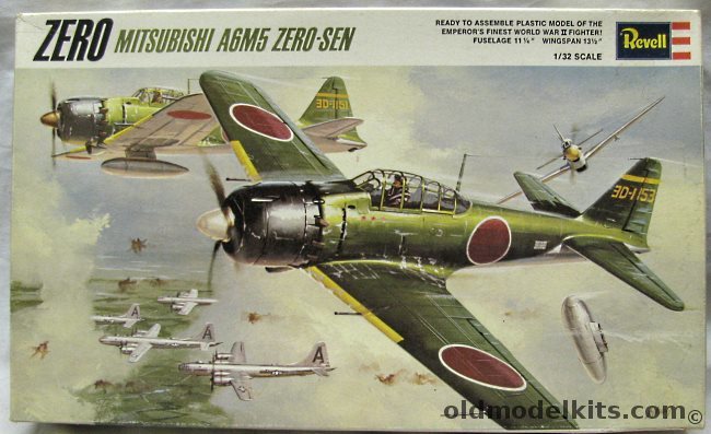 Revell 1/32 Mitsubishi A6M5 Zero-Sen, H265-200 plastic model kit